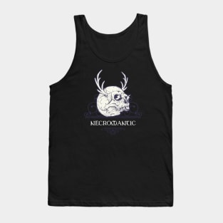 Necromantic Warlock Sorcerer Wizard Dungeons Crawler and Dragons Slayer Tank Top